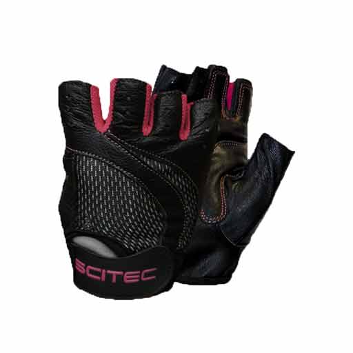 Scitec Weightlifting Gloves - Pink Style