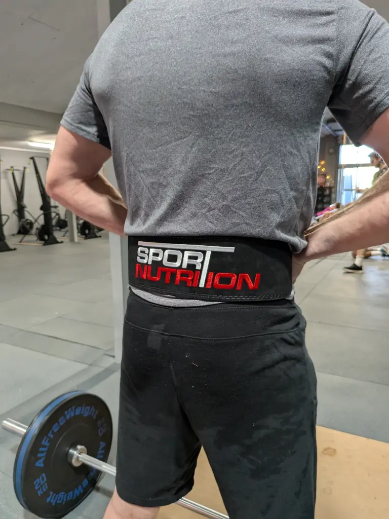 SN Ceinture d'Haltérophilie en Cuir