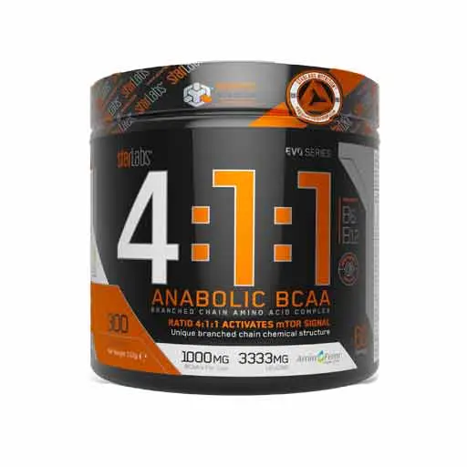 Starlabs 4:1:1 Anabolic BCAA (300 Caps) - EXP 30/11/2026